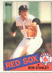 1985 Topps Baseball Cards      555     Bob Stanley
